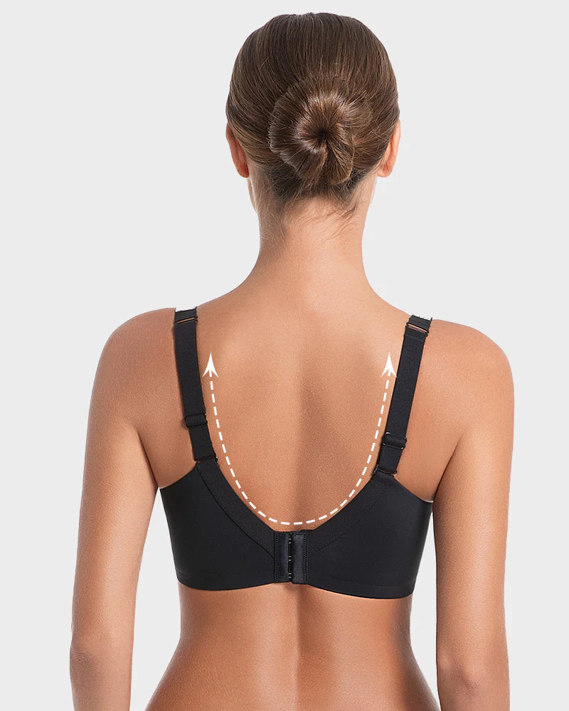 Deep V Push-Up Underwire Bra